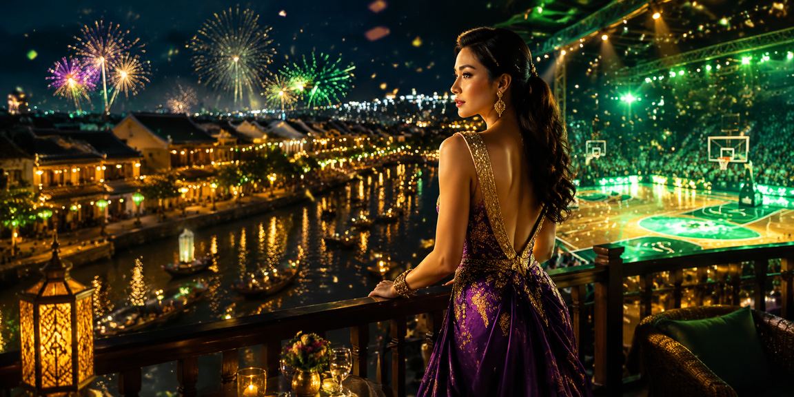 Người dân Hội An sử dụng voucher và chơi cá cược bóng rổ với điện thoại di động