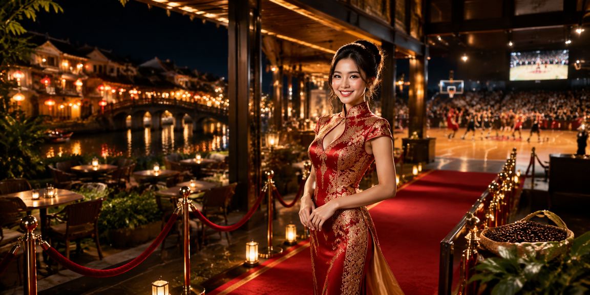 Người dùng trẻ tại Hội An đặt cược bóng rổ trực tuyến qua điện thoại bên tách cà phê